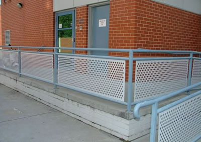 Perforated Barriers, Aluminum Sheet