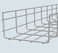 Hot Dipped Steel Wire Basket Cable Tray for Wiring Arrangement