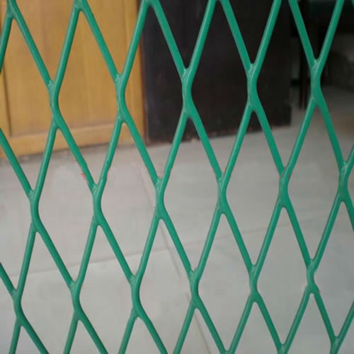 Green PVC Coated Expanded Mesh